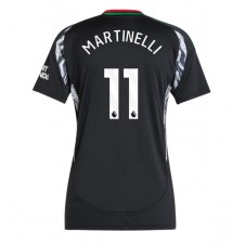 Arsenal Gabriel Martinelli #11 Bortedrakt Kvinner 2024-25 Kortermet